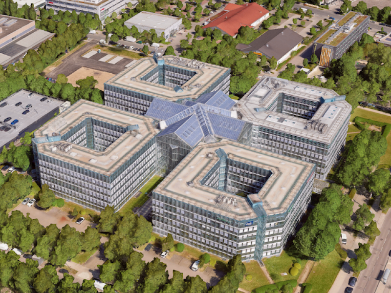 LEED O+M Zertifizierung – Nachhaltiger Betrieb und Instandhaltung von Gebäuden - Zertifizierung, Atrium Riesstrasse